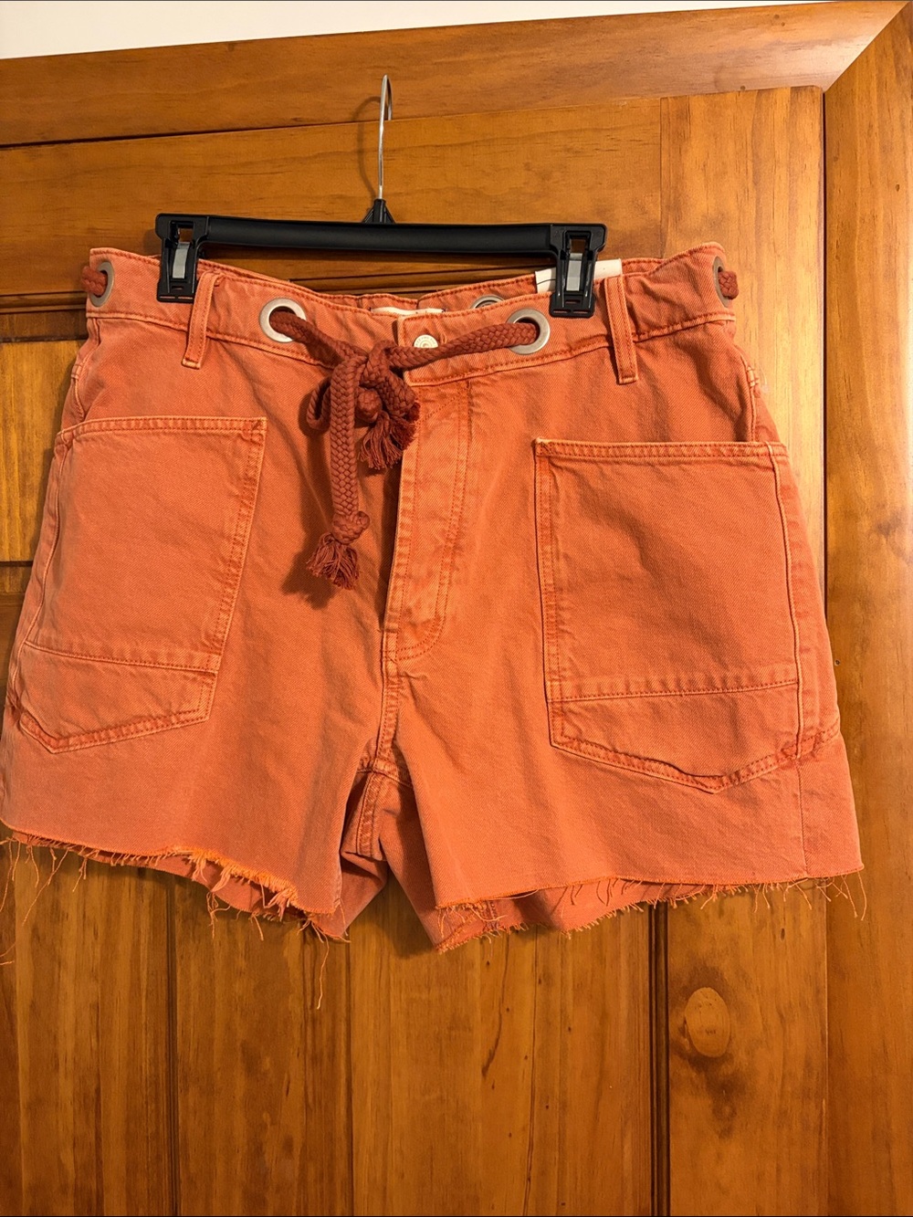 We The Free Rope-Waist Utility Jean Shorts